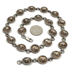 Made in Mexico Sterling Sombrero Necklace